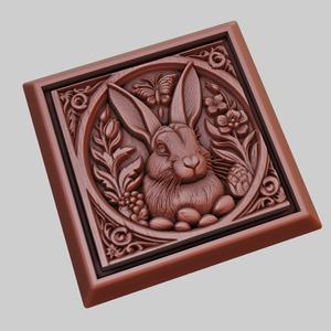 Rabbit Animal 3D Model for CNC Router Laser & 3D Printer