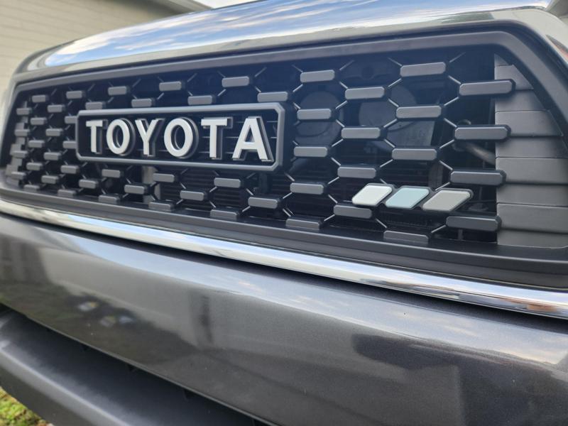 Toyota heritage Stripe Tri-Color Badge