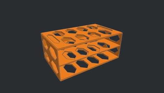 2 Drawer Filament Saver - Gridfinity Modular Drawer Case