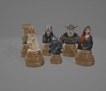AJEDREZ VIKINGO (PIEZA DE REY)