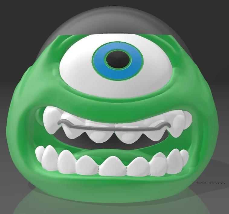 Suporte Alexa Echo Dot 4a e 5a Geração Mike Nervoso Monstros S.A.