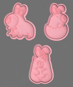 EASTER CUTTERS FOR COOKIES AND FONDANT