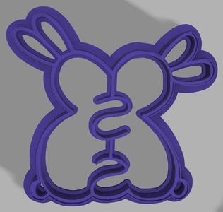 Bunny Hug - Easter Cookie/Dough Cutter