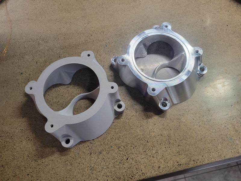 FD3S to GM throttle body adapter