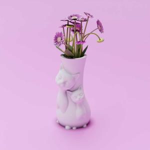 Mold for vase "Kittens".
