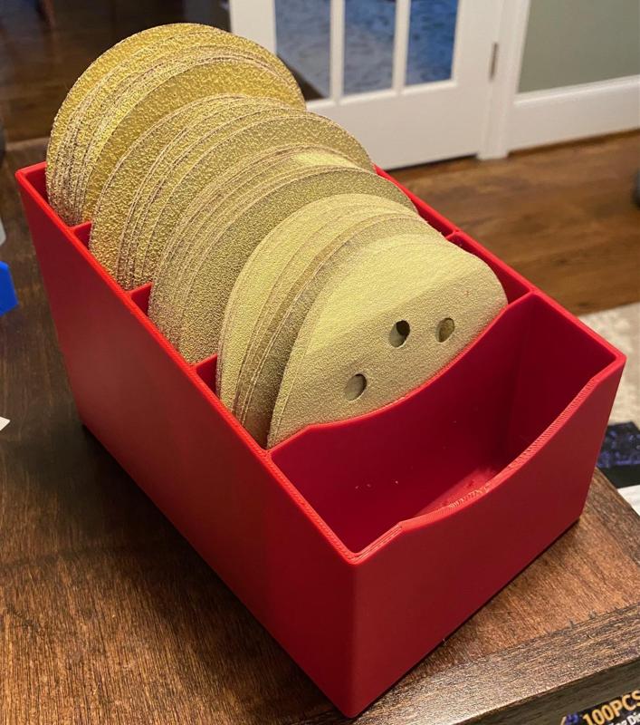 5 in Sanding Disk Holder/Organizer