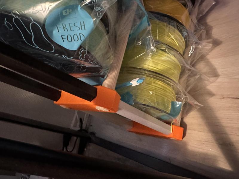 I have converted this to round bars in 20 mm that can hold 24 rollers and you can build more