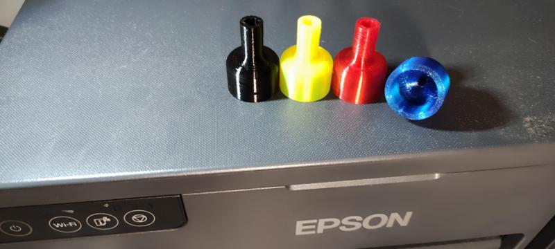 Epson L8050 Refill helper for L8050 and CUYI (Sublimation) ink bottles