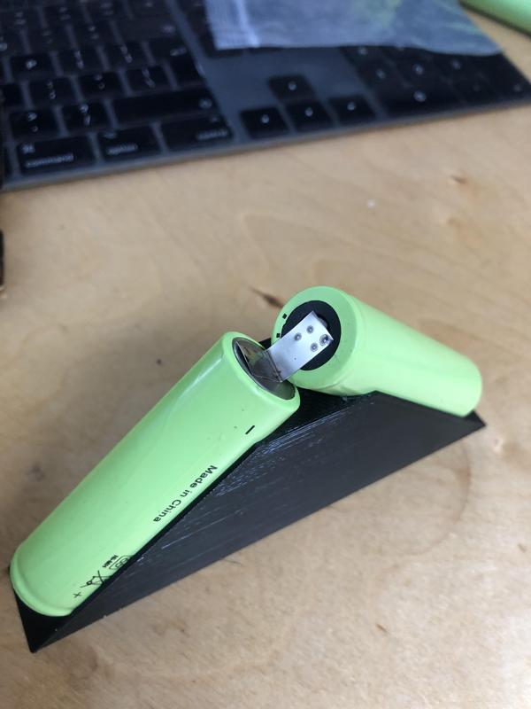 18650 inline welding jig