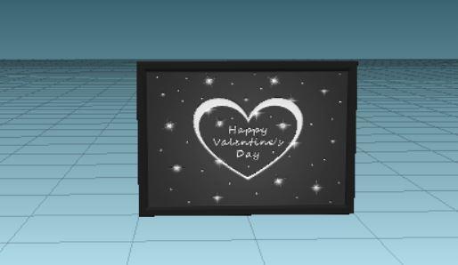Happy Valentins Day Lithophane