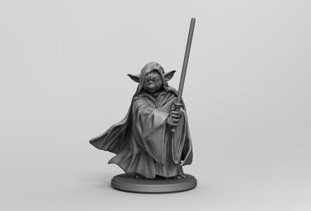 Star Wars Jedi Master Yoda 3D printing Stl Diorama Action Figure 3D print model