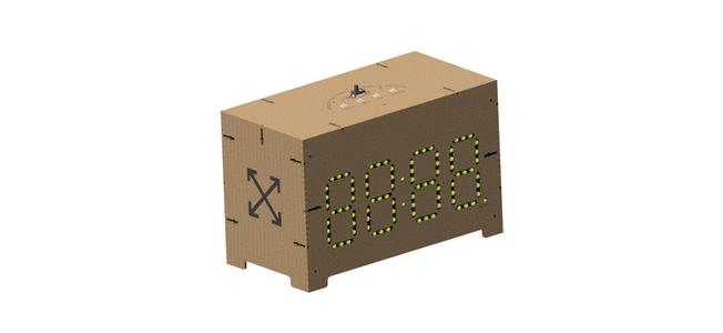 digital 7-segment clock