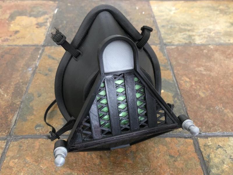 Darth Vader Face Plate Assembly for Montana Mask