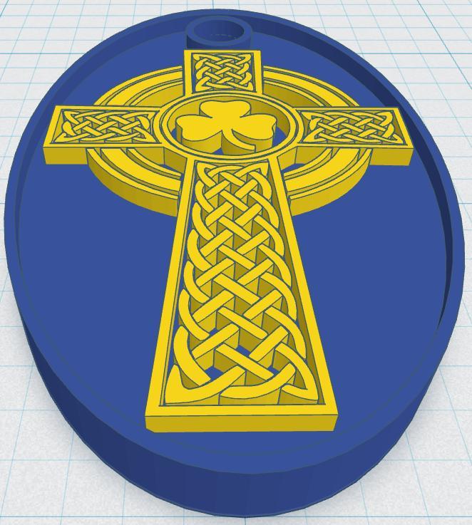 Celtic Cross Keytag 26