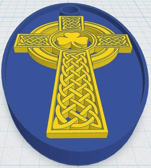 Celtic Cross Keytag 26