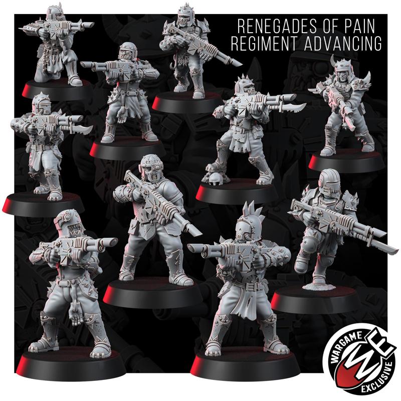 RENEGADES OF PAIN ADVANCING REGIMENT