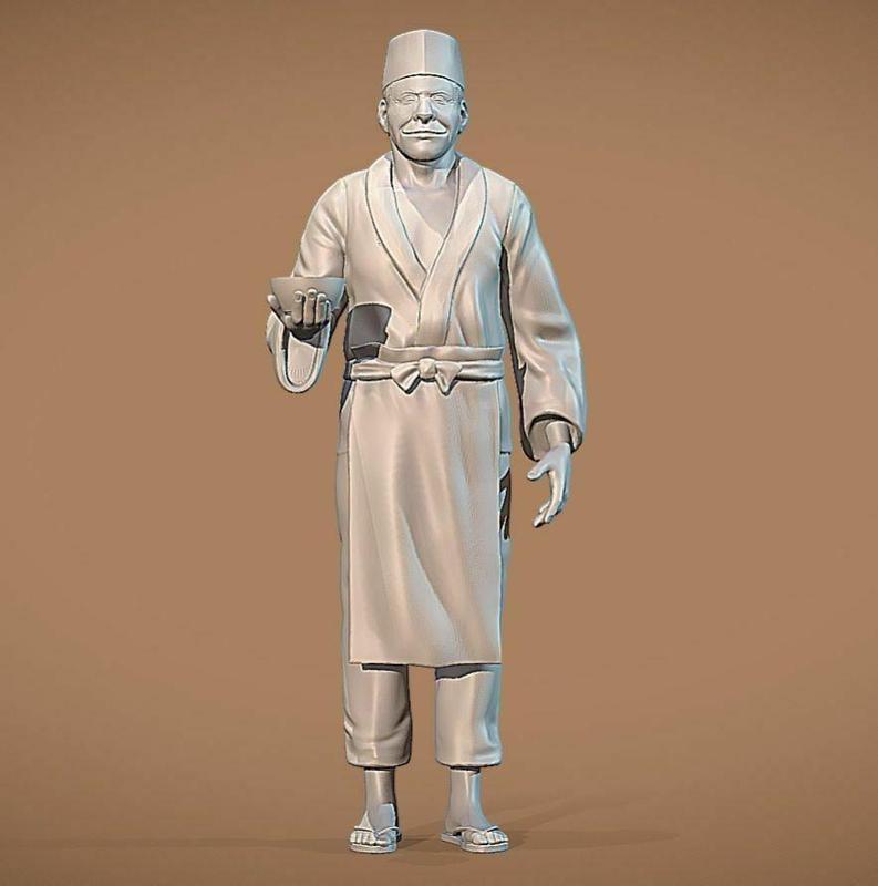 Teuchi Narutos Sushiman 3D model
