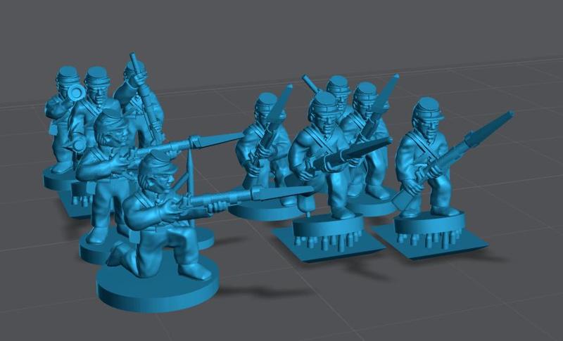 6-15mm ACW Shell Jacket Skirmishers & Blender File ACW-10