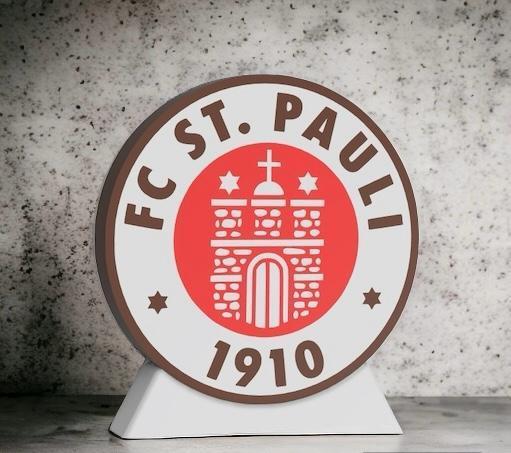 Fc ST.Pauli, crest, logo, LED lamp