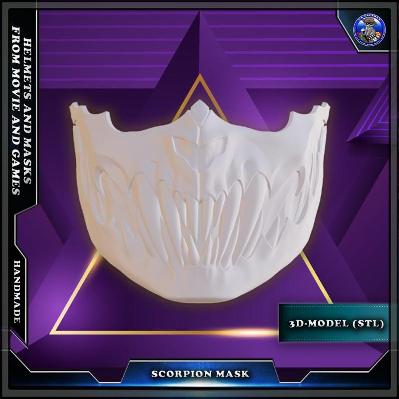 Scorpion mask "Deferred Vengeance" (Mortal Kombat 1)