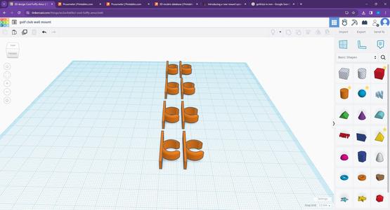 golf club wall mount