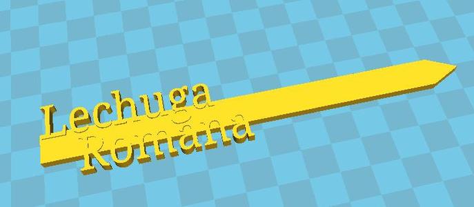 Tag Huerto Lechuga Romana