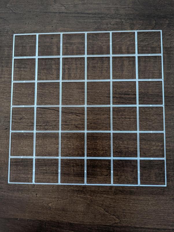 Baking pan template