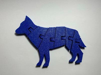 Articulated dog