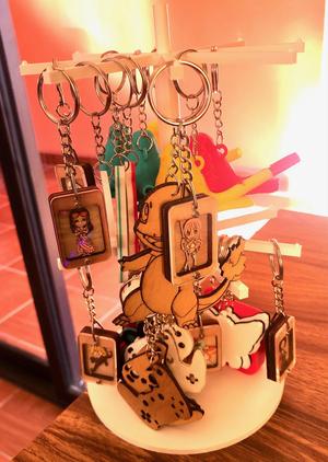 exhibidor para llaveros