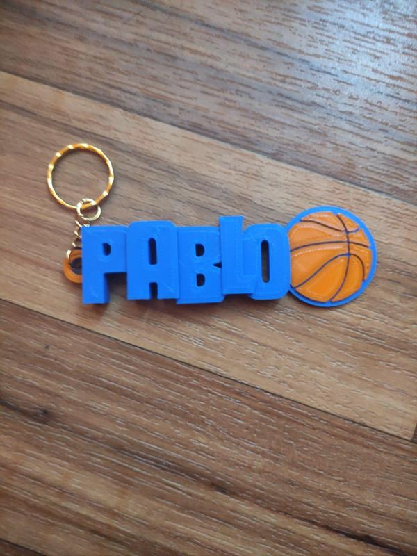 Llavero Pablo baloncesto