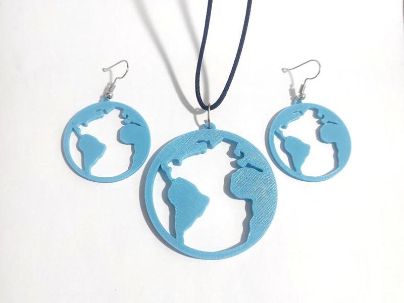 World Explorer Earrings & Pendant