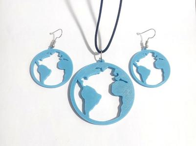 World Explorer Earrings & Pendant