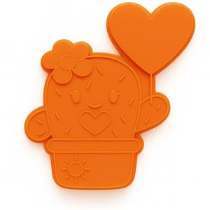 Flowerpot with Heart Cookie Cutter