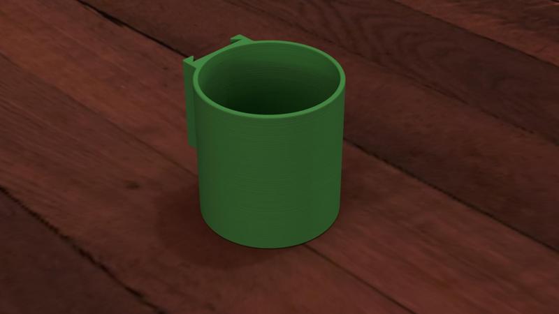 A can holder - part of a system of desktop accessories