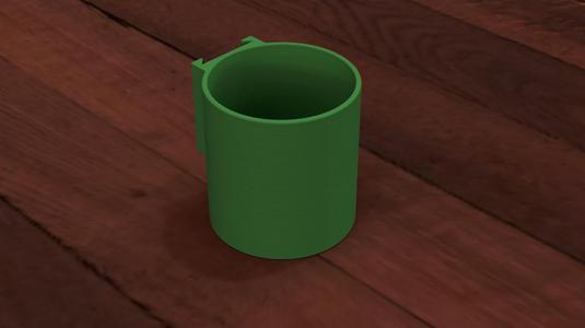 A can holder - part of a system of desktop accessories