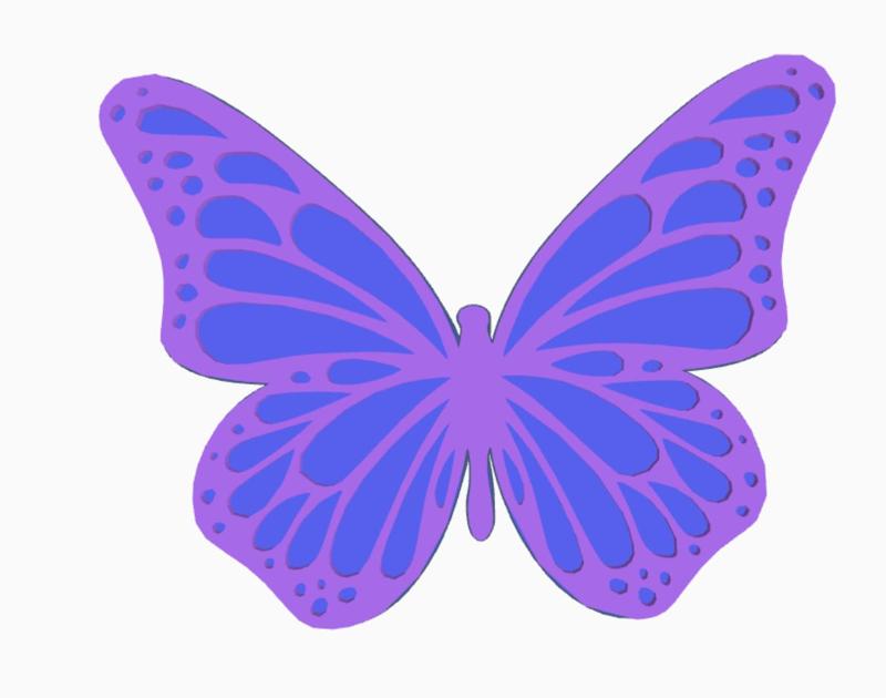 Monarch Butterfly Straw topper