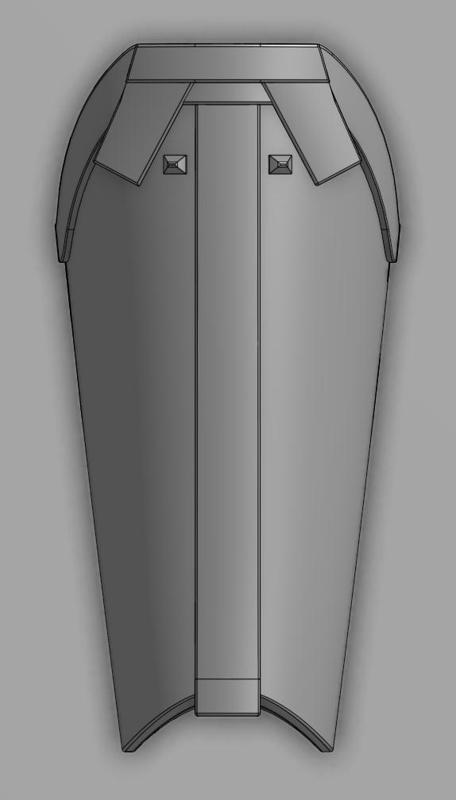 Mandalorian Right Shin Guard