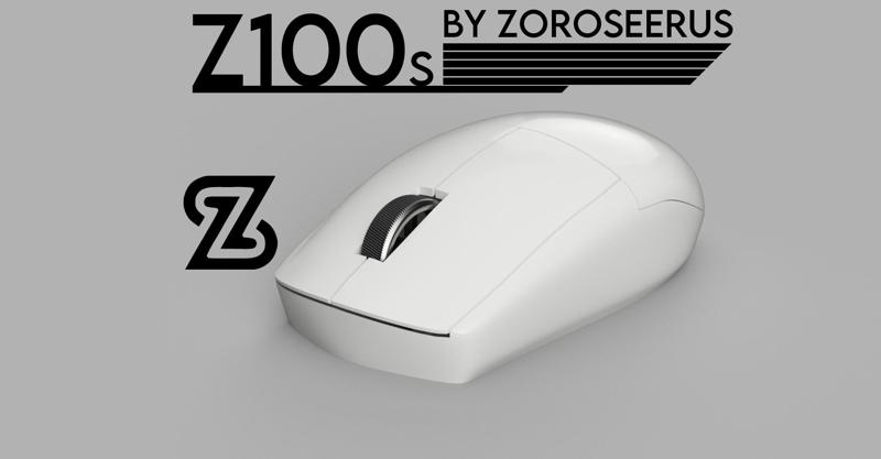 Z100s, 3D Printed Symmetric Wireless Mouse for Logitech G305