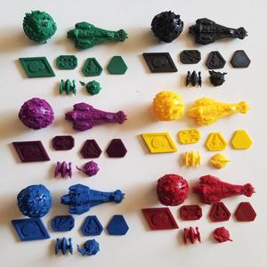 Twilight Imperium 4 (TI4) Replacement Command, Control, VP, and Home tokens