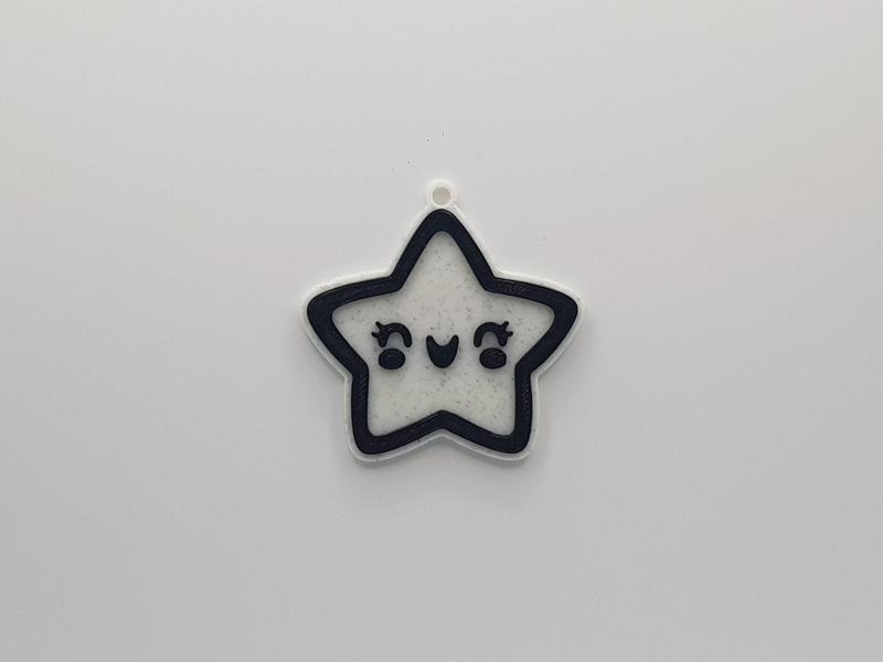 Cute Star Keychain
