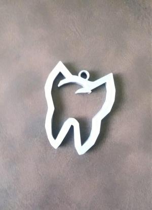 Evil tooth keychan - llavero Diente maligno