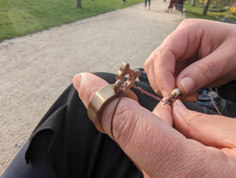 Cat crochet ring (Parametrized)