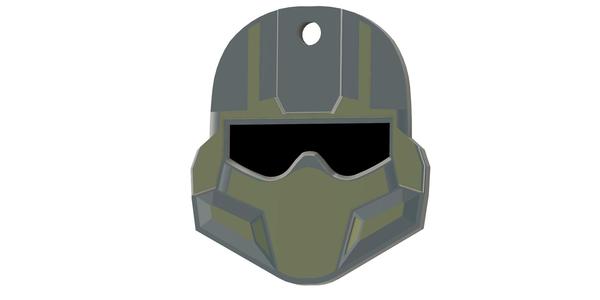 Helldivers II Helmet Keychain