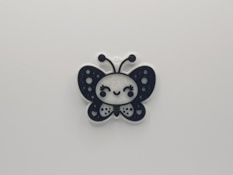 Cute Butterfly Keychain