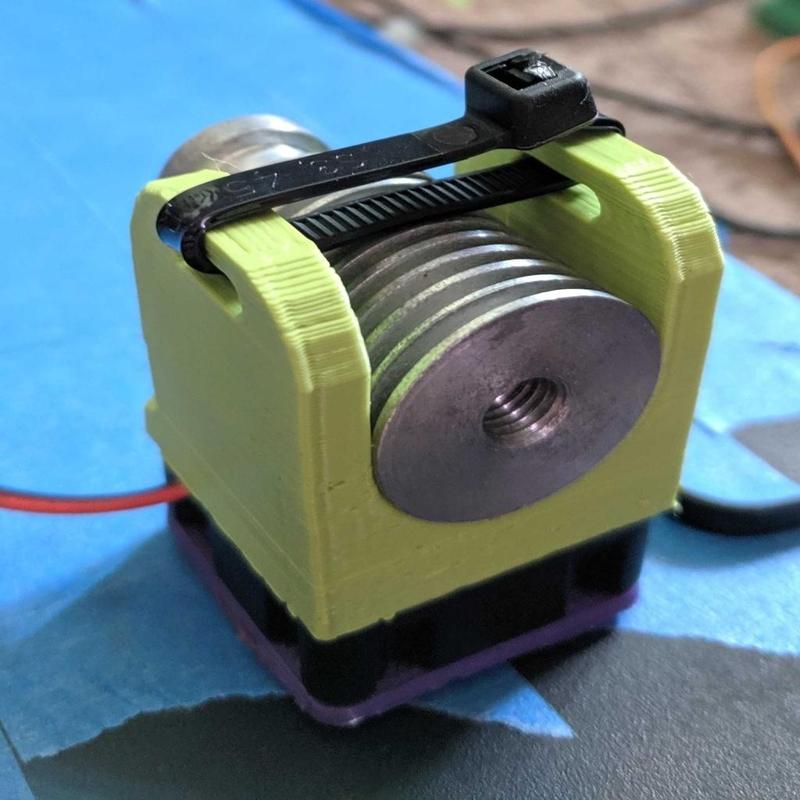 E3D V6 30mm Fan Mount With Zip-ties -BEEFY-