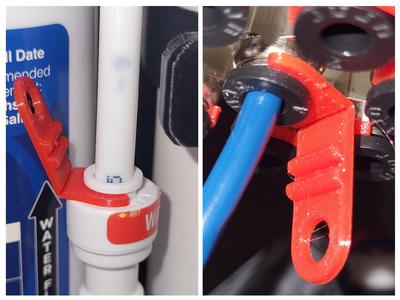 Bendy Clip: Quick Connect Push to Fit Quarter Inch or 4mm Pneumatic Tube