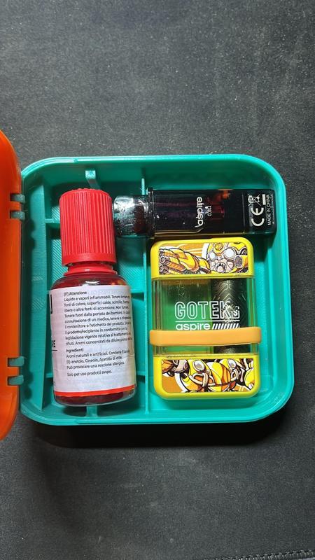 Vape box for liquid and case