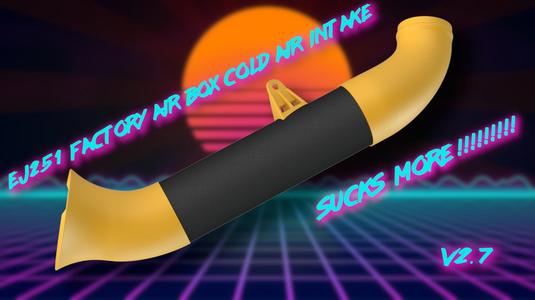 EJ251 Fender Cold Air Intake (Factory Air box) V2.7