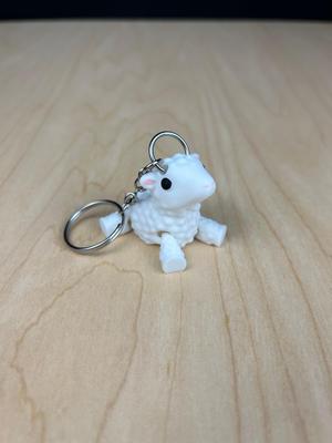 Sheep Fidget Keychain