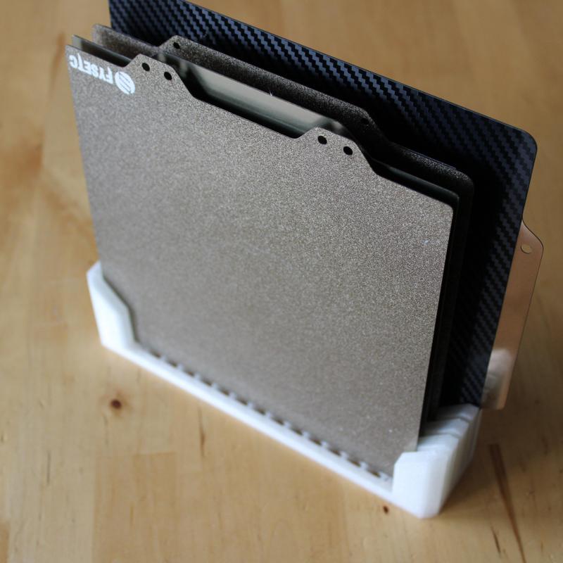 Universal Build Plate Holder - Magnetic Sheet Rack